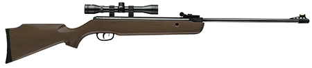 [028478138643] Crosman 30021 Vantage NP Air Rifle Nitrogen Piston 177 1rd Shot Black Black Receiver Hardwood Scope 4x32mm