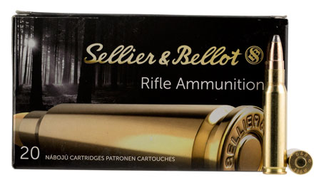 [754908512188] Sellier  &  Bellot SB308F Rifle  308Win 180gr Soft Point Cut Through Edge 20 Per Box/25 Case