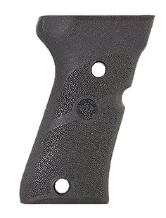 [743108930106] Hogue 93010 Grip Panels  Cobblestone Black Rubber for Beretta 92 Compact