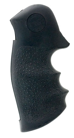 [743108100004] Hogue 10000 Monogrip  Black Rubber with Finger Grooves for S&W K, L Frame with Square Butt