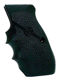 [743108750001] Hogue 75000 Rubber Wraparound  Black Rubber with Finger Grooves for CZ 75, TZ-75, P-09