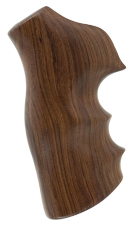 [743108803004] Hogue 80300 Fancy Hardwood  Brown Pau Ferro Hardwood with Finger Grooves for Ruger GP100, Super Redhawk