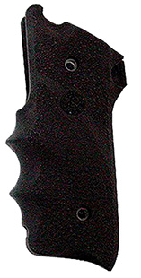 [743108820001] Hogue 82000 Rubber Grip  Black with Finger Grooves for Ruger Mark II, III