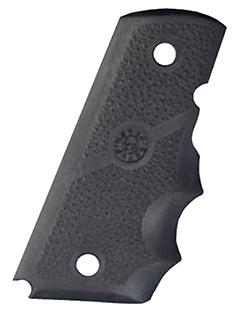 [743108430002] Hogue 43000 Rubber Grip  Cobblestone Black with Finger Grooves for 1911 Officer