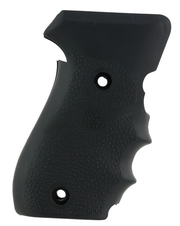 [743108200001] Hogue 20000 OverMolded Grip Cobblestone Black Rubber with Finger Grooves for Sig P220
