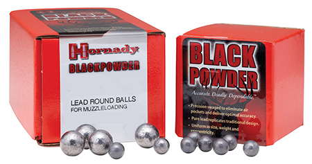 [090255260809] Hornady 6080 Lead Balls  45Cal Lead Ball 100 Per Box/25 Case