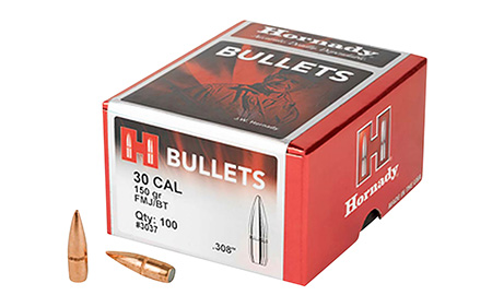 [090255230376] Hornady 3037 Traditional  30 Cal .308 150 gr Full Metal Jacket Boat Tail 100 Per Box/ 15 Case