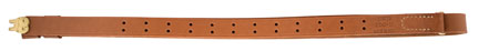 [021771058014] Hunter Company 0200125 Military Sling Brown Leather w/ 1.25" W Adjustable Design