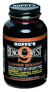 [026285512526] Hoppe's BR904 Bench Rest 9 Copper Bore Cleaner 5 oz. Bottle 10 Pack