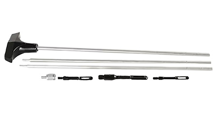 [026285514612] Hoppe's 3PSS Bench Rest Cleaning Rod 22 Cal  &  Larger Universal Firearms Stainless Steel