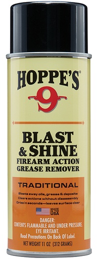 [026285515329] Hoppe's CD1 No. 9 Blast  &  Shine Removes Dirt Grease Oil 11 oz. Aerosol Can