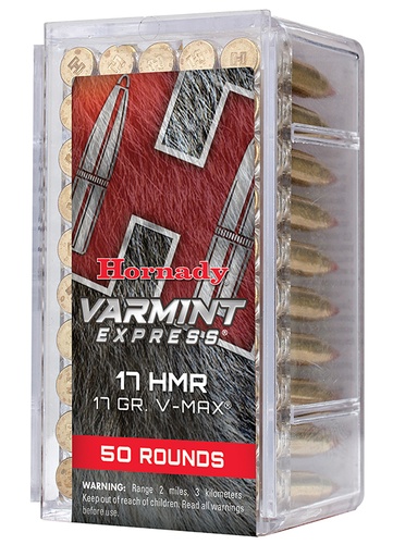 [090255831702] Hornady 83170 Varmint Express  17 HMR 17 gr Hornady V Max 50 Per Box/ 40 Case