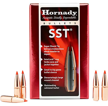 [090255255225] Hornady 25522 SST  25 Cal .257 117 gr Super Shock Tip 100 Per Box/ 25 Case