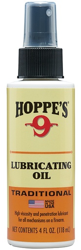 [026285517996] Hoppe's 1004 No. 9 Lubricating Oil 4 oz. Pump Bottle