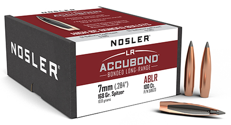 [054041586238] Nosler 58623 AccuBond Long Range 7mm 168gr Spitzer Point 100/Box