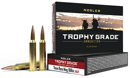 [054041601085] Nosler 60108 Trophy Grade Long-Range 7mmRemMag 168gr Nosler Spitzer AccuBond Long Range 20 Per Box/10 Case