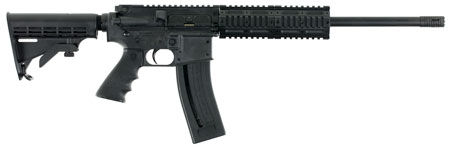 [805367071002] Chiappa Firearms CF500090 MFour-22 Gen-II Pro Carbine Full Size 22 LR 28+1 18.50" Black Barrel  &  Receiver, Black 6 Position Stock, Right Hand