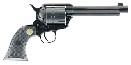 [8053670711082] Chiappa Firearms CF340160D SAA 1873  Medium Frame 22 LR/22 WMR 10 Shot, 5.50" Blued Steel Barrel, Blued Steel Frame, Blued Cylinder, Black Polymer Grip, Exposed Hammer