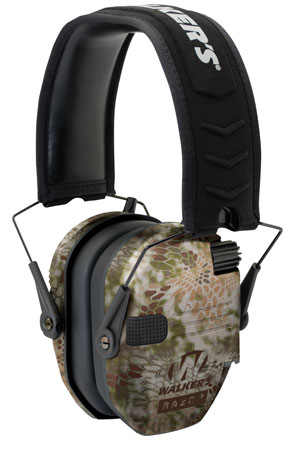 [888151013069] Walker's GWPRSEMKPT Razor Slim Electronic Muff 23 dB Over the Head Kryptek Highlander/Black Polymer