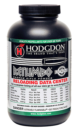 [039288506089] Hodgdon RET8 Retumbo Rifle Powder MG 8LBS