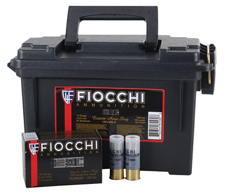 [762344855608] Fiocchi 12FLESLU Aero Extrema 12Gauge 2.75" 7/8oz RifledSlug Shot 10 Per Box/8 Case *Sold by Ammo Can