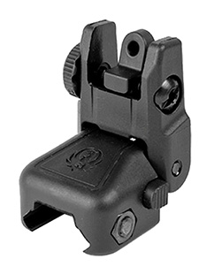 [736676904150] Ruger 90415 Rapid Deploy Rear Sight  Black Ruger SR-22/SR-556/SR-762