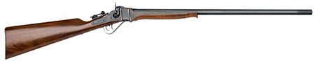 [8053670710702] Chiappa Firearms 920188 Little Sharps  Full Size 22 LR 1 Shot 24" Blued Octagon Barrel, Color Case Hardened Receiver, Oiled Walnut Straight Fixed Stock, Right Hand