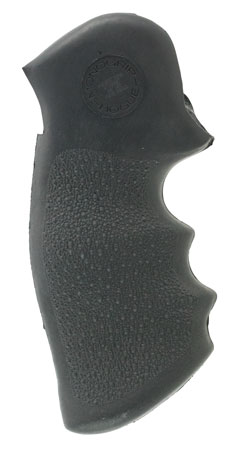 [743108101001] Hogue 10100 Monogrip  Black Nylon with Finger Grooves for S&W K, L Frame with Square Butt