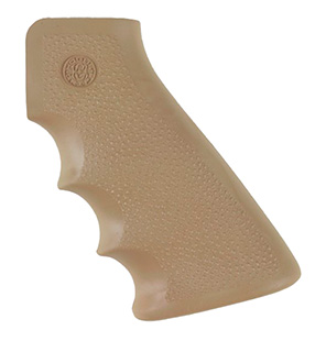 [743108150030] Hogue 15003 OverMolded Grip Desert Tan Rubber with Finger Grooves for AR-15, M16