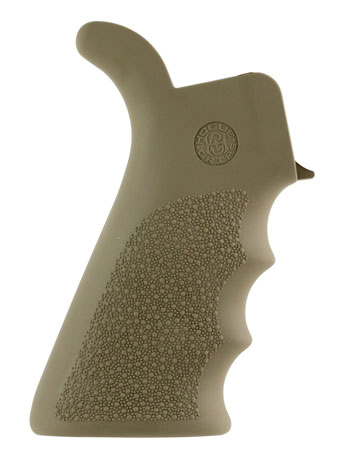 [743108150238] Hogue 15023 OverMolded Beavertail Cobblestone Desert Tan Rubber with AR-15, M16