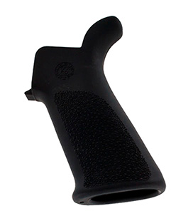 [743108150306] Hogue 15030 OverMolded Beavertail Cobblestone Black Rubber for AR-15, M16