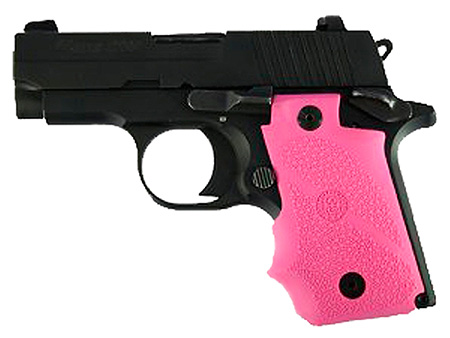 [743108380079] Hogue 38007 Rubber Grip  Pink with Finger Grooves for Sig P238