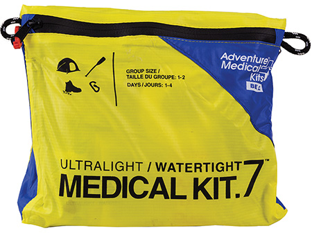 [707708002915] Adventure Medical Kits 01250291 Ultralight / Watertight #7 Medical Kit First Aid Watertight Yellow Nylon