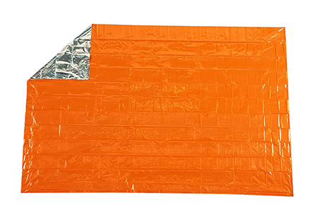 [707708217012] Survive Outdoors Longer 01401701 SOL Survival Blanket Warmth Waterproof Orange Metalized Polyethylene