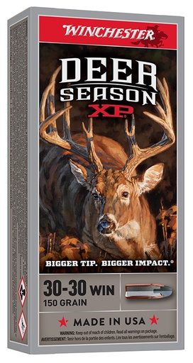 [020892222458] Winchester Ammo X3030DS Deer Season XP  30-30Win 150gr Extreme Point 20 Per Box/10 Case