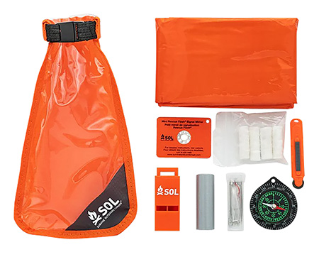 [707708217272] Survive Outdoors Longer 01401727 Scout Survival Kit Waterproof Orange