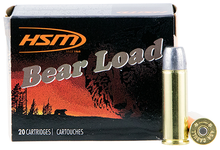 [837306003578] HSM 454C4N Bear Load  454 Casull 325 gr Wide Flat Nose 50 Per Box/ 10 Case