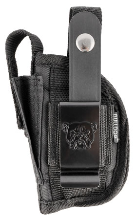 [672352007398] Bulldog FSN19SC Extreme  OWB Black Nylon Belt Loop/Clip Fits S&W Bodyguard Fits 2" Barrel Ambidextrous