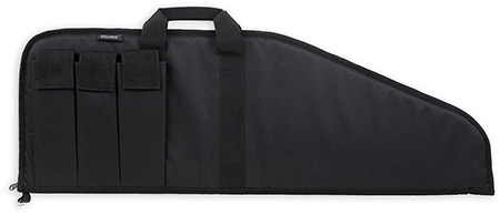 [672352008258] Bulldog BD49943 Pit Bull  43" Black Floatable Water Resistant Nylon, Tricot Lining, 3 Velcro Exterior Magazine Pouches, Soft Padding