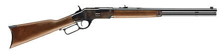 [048702003592] Winchester Guns 534202137 Model 1873 Short Rifle 357 Mag 10+1 20" Satin Oiled Walnut Fixed Straight Grip Stock Color Case Hardened Right Hand