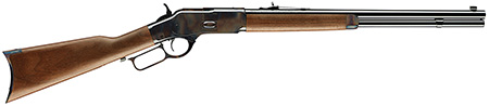 [048702003868] Winchester Repeating Arms 534202140 Model 1873 Short Rifle Full Size 44-40 Win 10+1 20" Brushed Polish Blued Steel Barrel, Color Case Hardened Steel Receiver, Grade III/IV Walnut Straight Grip Stock