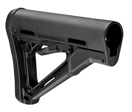 [873750001500] Magpul MAG310-BLK CTR Carbine Stock Black Synthetic for AR-15, M16, M4 with Mil-Spec Tube (Tube Not Included)
