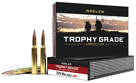 [054041601252] Nosler 60125 Trophy Grade Long-Range 270Win 150gr Nosler Spitzer AccuBond Long Range 20 Per Box/10 Case