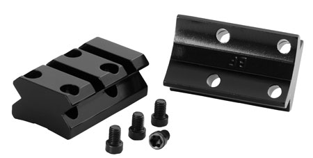 [023614409083] Browning 12553 X-Bolt Weaver-Style Two-Piece Scope Base  Black Gloss
