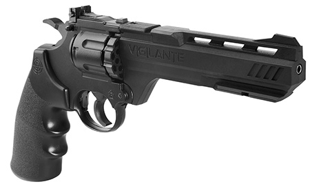 [028478141780] Crosman CCP8B2 Vigilante Air Pistol CO2 177 6rd 10 Pellets 6" Black Polymer Grips