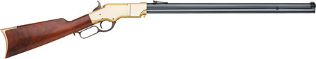 [839665002506] Taylors  &  Company 550252 1860  44-40 Win Caliber with 13+1 Capacity, 24.25" Blued Octagon Barrel, Brass Metal Finish  &  Walnut Stock Right Hand (Full Size)