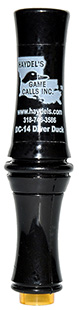 [086666500252] Haydel's Game Calls DC14 Diver Duck  Open Call Attracts Ducks Black Acrylic
