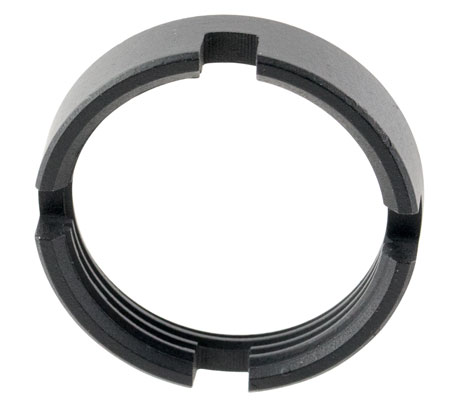 [758152900067] Advanced Technology A5101020 AR-15 Castle Nut Mil-Spec Steel Black