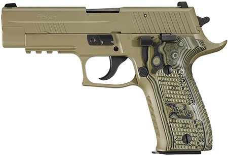 [798681450107] Sig Sauer 226R9SCPNCA P226 Scorpion *CA Compliant 9mm Luger 4.40" 10+1 Flat Dark Earth Flat Dark Earth Hogue Extreme G10 Piranha Grip