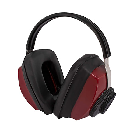 [674326214832] Radians CP0300CS Competitor Muff 26 dB Adjustable Black/Red Adult 1 Pair